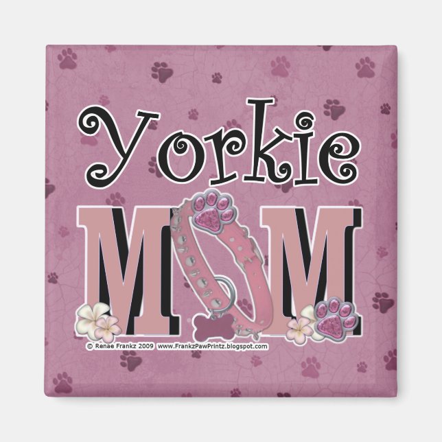 Yorkie MOM Magnet (Front)