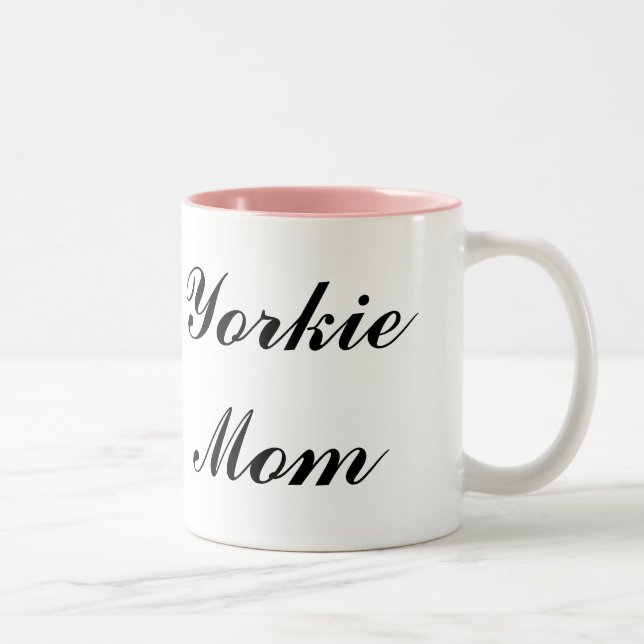 Yorkie Mom Mug (Right)