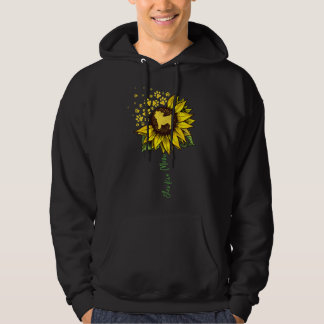Yorkie Mom Sunflower Yorkshire Terrier Dog Mom Mam Hoodie