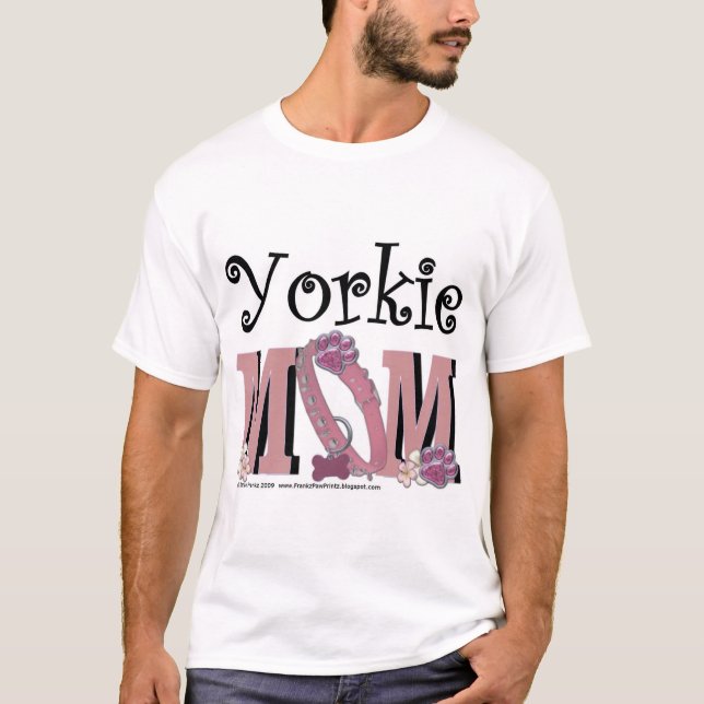 Yorkie MOM T-Shirt (Front)