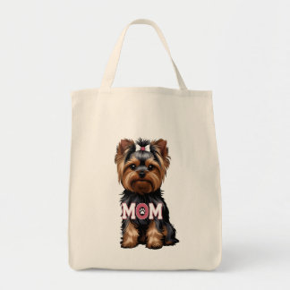 Yorkie Mom Tote Bag
