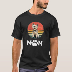 Yorkie Mom Vintage Funny Cute Dog Yorkshire Terrie T-Shirt