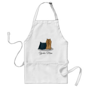 Yorkie Mom (Yorkshire Terrier Mom) Cute Dog Mom Standard Apron