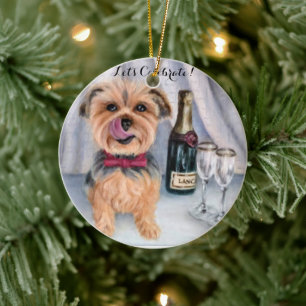 Yorkie Ornament