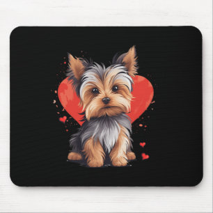 Yorkie Owner Mom Dad Yorkshire Terrier Dog Lover V Mouse Pad