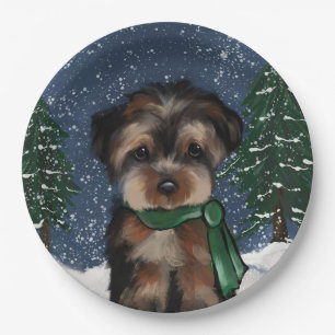 YORKIE PAPER PLATE