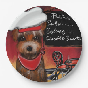 YORKIE PAPER PLATE