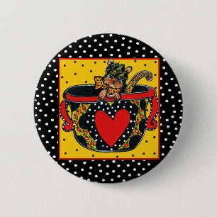 Yorkie Poo 2 Inch Round Button