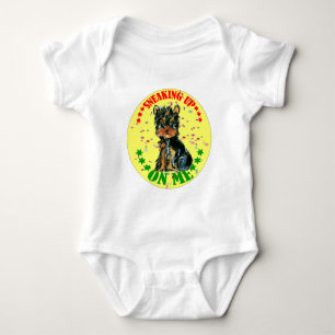 YORKIE POO BABY BODYSUIT