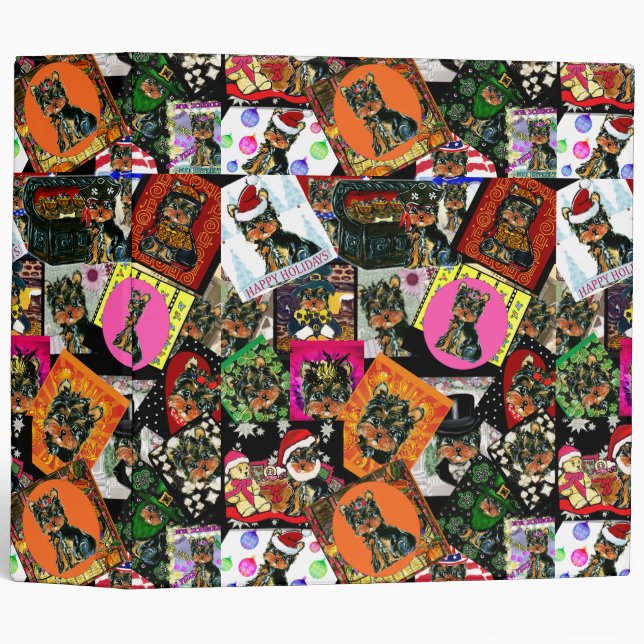 YORKIE POO BINDER (Front/Spine)