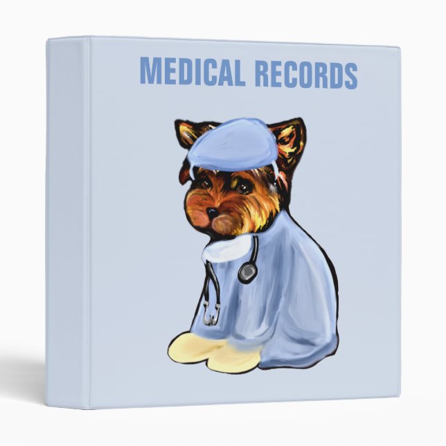 YORKIE POO BINDER (Front/Spine)