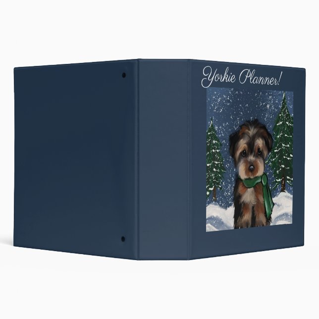 YORKIE POO  BINDER (Background)