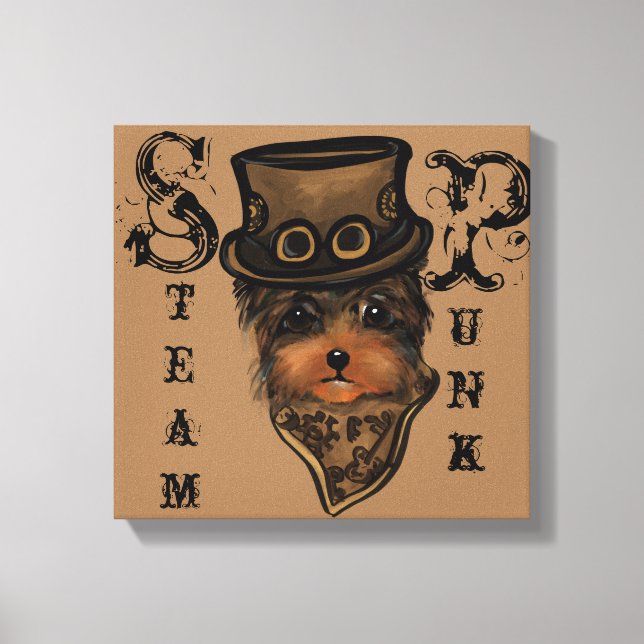 YORKIE POO  CANVAS PRINT (Front)