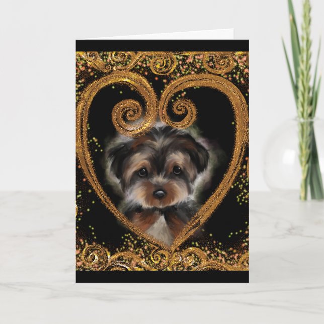 Yorkie Poo Card (Front)