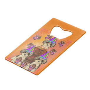 Yorkie Poo Credit Card Bottle Opener