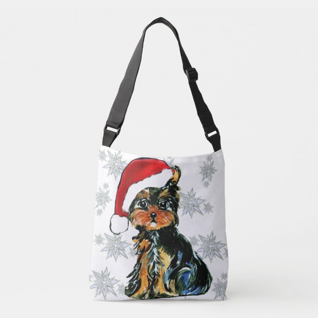 Yorkie Poo Crossbody Bag (Front)