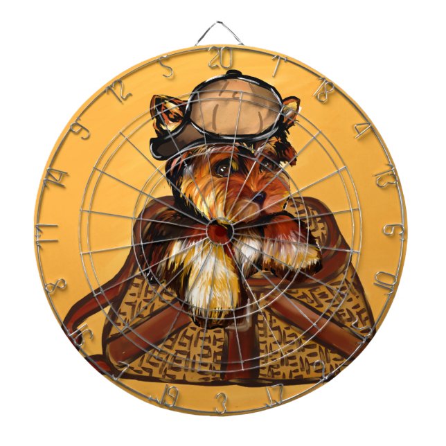 YORKIE POO DARTBOARD (Front)