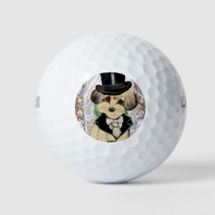YORKIE POO GOLF BALLS