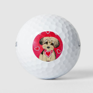YORKIE POO GOLF BALLS