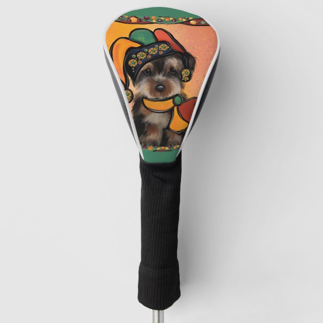 Yorkie  Poo      Golf Head Cover (Front)