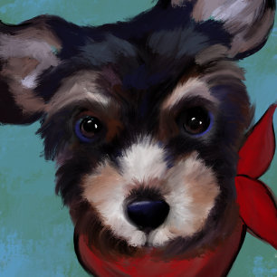 Yorkie Poo            Golf Towel