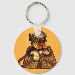 YORKIE POO KEYCHAIN