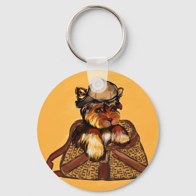 YORKIE POO KEYCHAIN (Front)