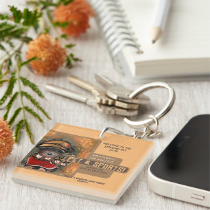 Yorkie Poo Keychain