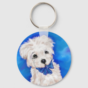 YORKIE POO KEYCHAIN