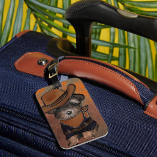 Yorkie Poo Luggage Tag