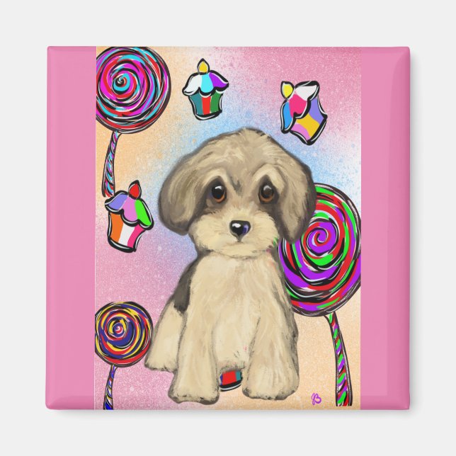 Yorkie Poo Magnet (Front)