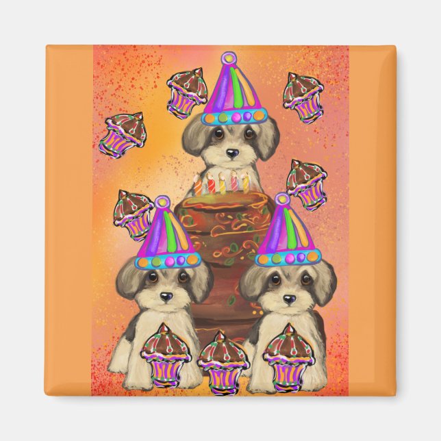 Yorkie Poo Magnet (Front)