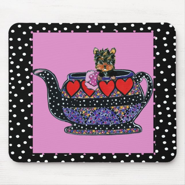 Yorkie Poo Mouse Pad (Front)