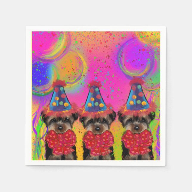 Yorkie Poo Napkin (Front)