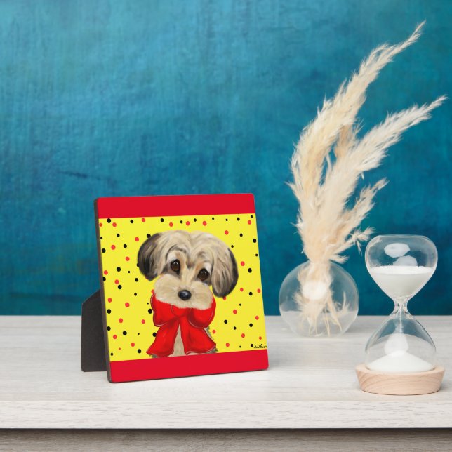 Yorkie Poo Plaque (Insitu)