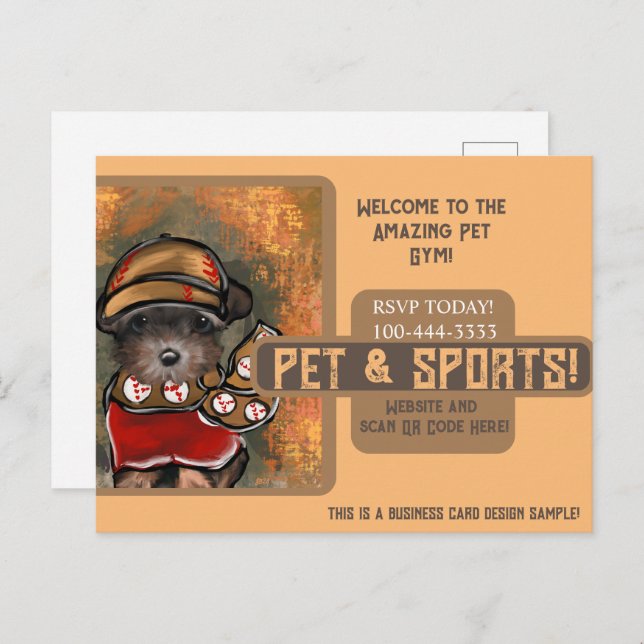 Yorkie Poo  Postcard (Front/Back)