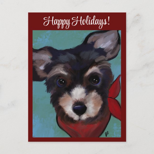 Yorkie Poo     Postcard (Front)