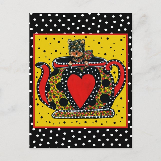 Yorkie Poo Postcard (Front)