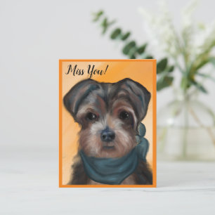 YORKIE POO POSTCARD