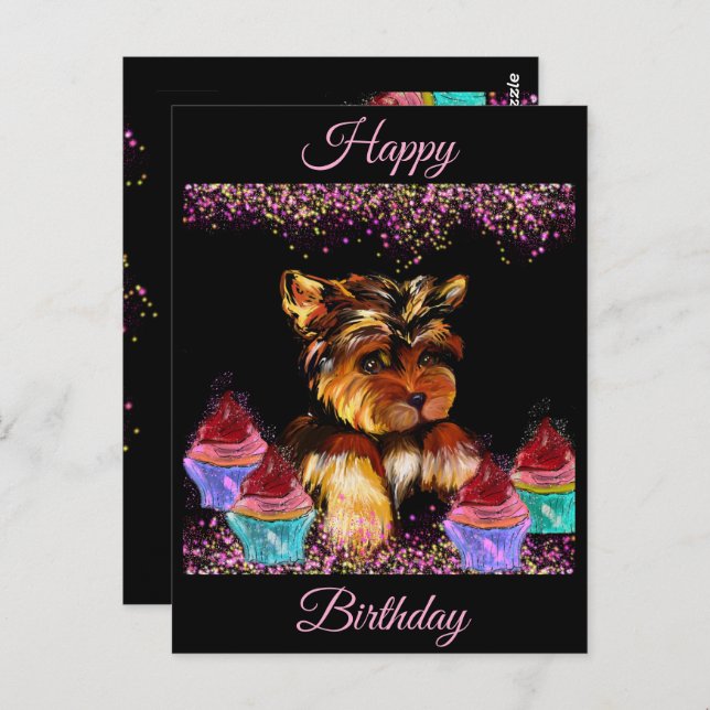 Yorkie Poo Postcard (Front/Back)
