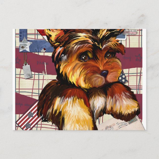 YORKIE POO POSTCARD (Front)
