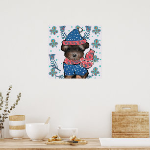Yorkie Poo Poster