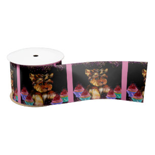 Yorkie Poo Satin Ribbon