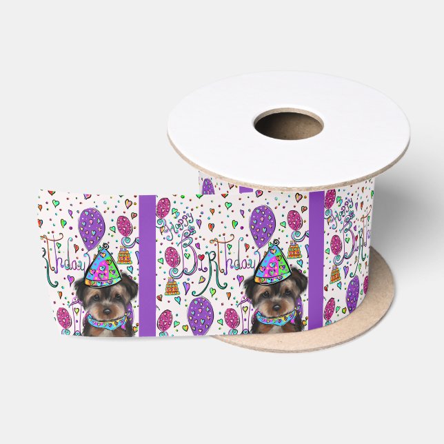 Yorkie Poo Satin Ribbon (Spool)