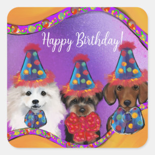 Yorkie Poo  Square Sticker