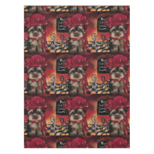 YORKIE POO    TABLECLOTH