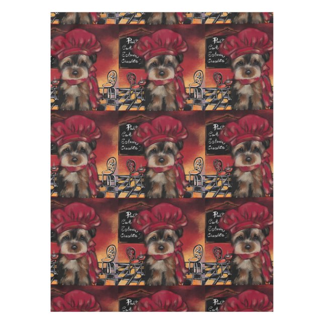 YORKIE POO    TABLECLOTH (Front)