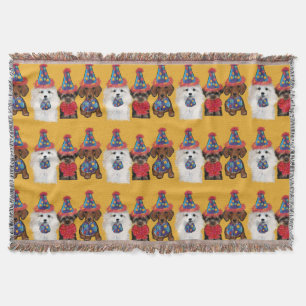 Yorkie Poo Throw Blanket