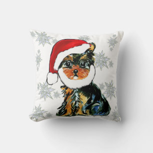 YORKIE POO THROW PILLOW