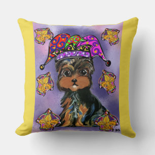 Yorkie Poo Throw Pillow